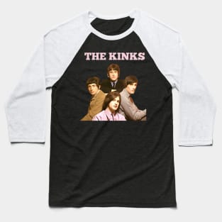 The Kinks Colage Baseball T-Shirt